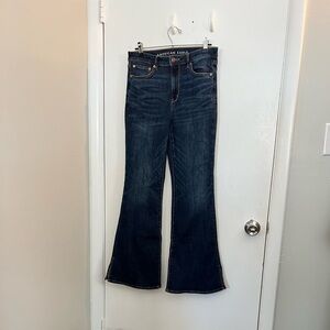 American Eagle High Rise Stretch Flare Jeans